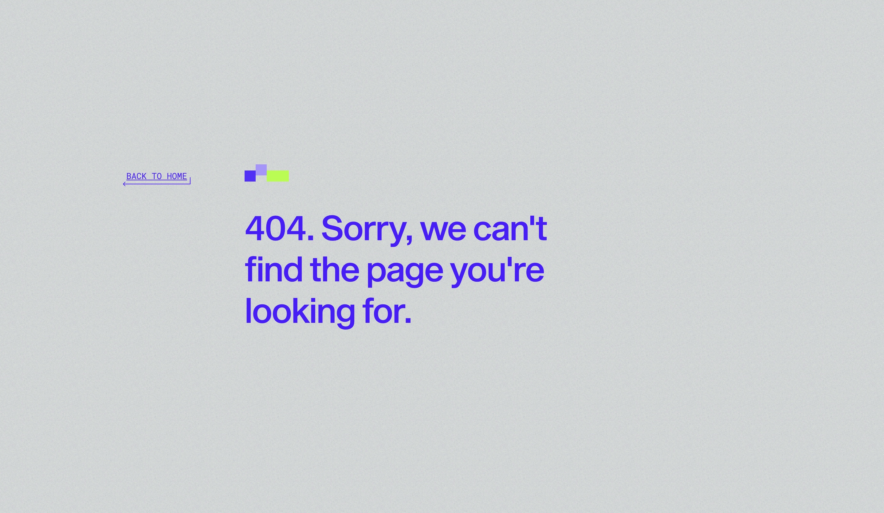 Acceptable 404 visual concept